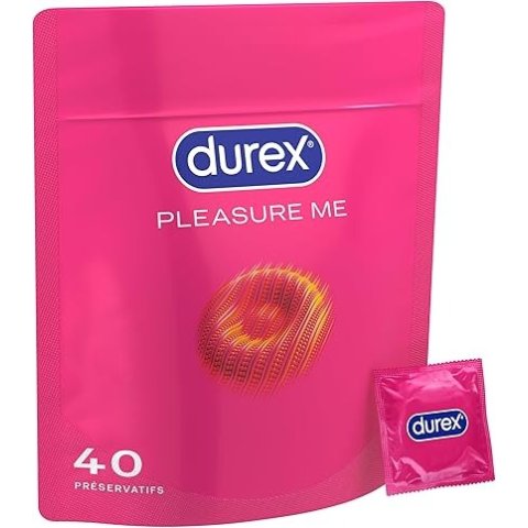 Durex Pleasure Me 珍珠螺纹安全套 40只