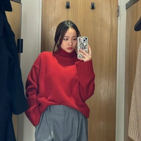 Cashmere 高领羊绒毛衣