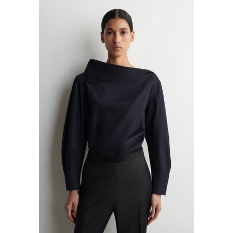 Asymmetric 棉质上衣