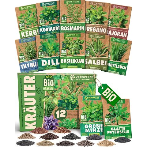 Bio 12种香草种子套装