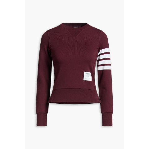 French 条纹棉毛圈卫衣