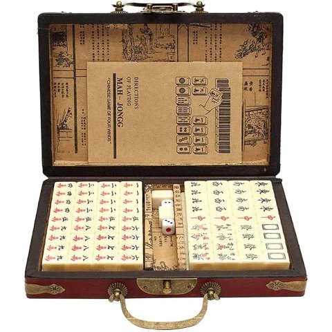 Antique 麻将 便携 144牌