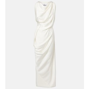 Long Fond 缎面礼服裙