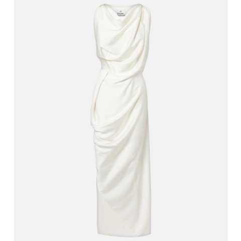 Long Fond 缎面礼服裙