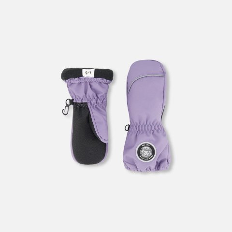 Winter 紫灰色连指手套