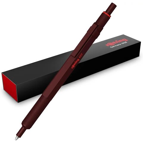 Rotring600 原子笔 黑色全金属