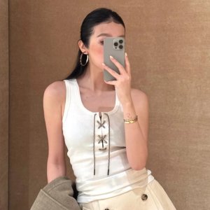 BurberryCotton Blend 方格背心