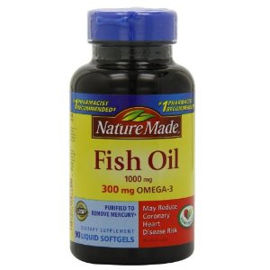 Nature Made 鱼油胶囊含Omega-3，1000mg，90粒装