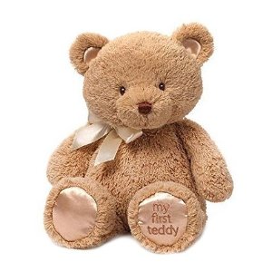 Gund My First Teddy Bear Baby Stuffed Animal, 15 inches