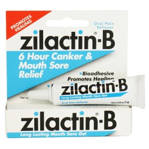 Zilactin-B口腔溃疡凝胶 0.25 Oz