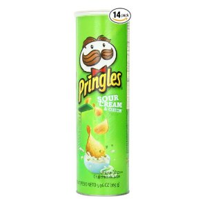 Pringles Sour Cream and Onion Super Stack, 5.96 Ounce (Pack of 14)