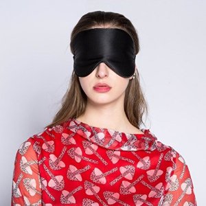 Adbama Silk Sleep Mask with Adjustable Strap