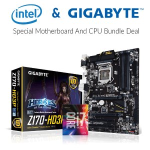 Intel i7 6700K + Gigabyte GA-Z170-HD3P Motherboard bundle