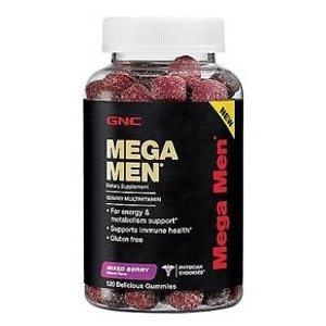 GNC Mega Men Gummy Multivitamin - Mixed Berry