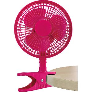 Principal 2-In-1 6" Desk/Clip Fan, 4 Colors