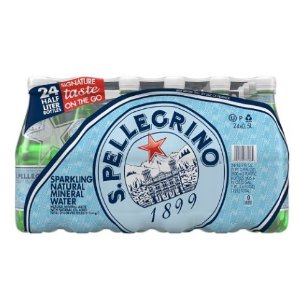 San Pellegrino Sparkling Natural Mineral Water, 16.9-ounce plastic bottles (Pack of 24)