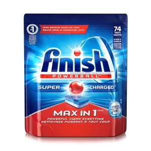 全球第一推荐品牌！Finish Max in 1 强力洗碗球，74个装