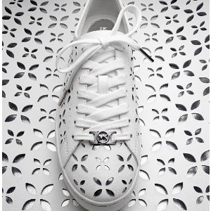 MICHAEL MICHAEL KORS  Keaton Perforated-Leather Sneaker @ Michael Kors