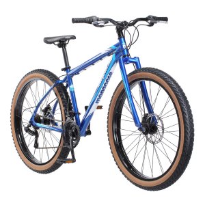 27.5" Mongoose Men's Rader Mountain Bike Disc Brakes, Blue