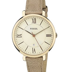Extra 30% Off Fossil Jacqueline Three-Hand Leather Watch