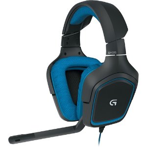 Logitech G430 Over-the-Ear Gaming Headset Black
