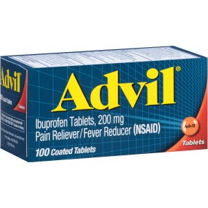 Advil (Ibuprofen), 200 mg 100 count