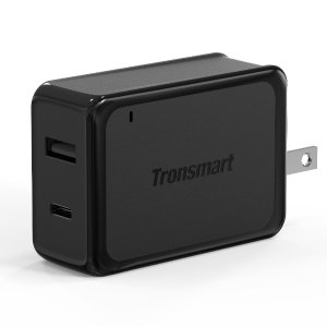 Tronsmart 27W Dual USB Type C Wall Charger