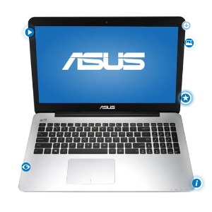 ASUS 15.6吋 i7-5500U 笔记本电脑，型号 X555LA