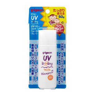 日本贝亲宝宝防水防晒乳抗UV SPF50+FA++++