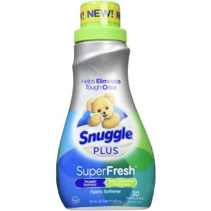 Snuggle Plus Super Fresh Fabric Softener Liquid with Odor Eliminating Technology, 31.7 Fluid Ounce