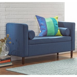 Rimo Upholstered Storage Bench by Mercury Row