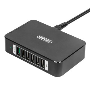UNITEK 60W 6-Port USB Desktop Charging Station