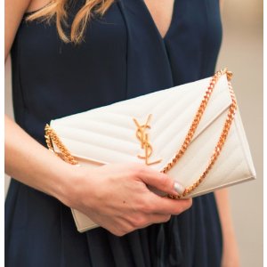 with Saint Laurent Chain Handbags Purchase @ Saks Fifth Avenue