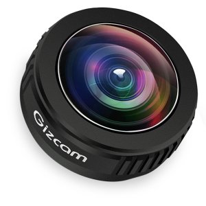 Gizcam iPhone Lens 238 Degree Super Fisheye Lens for iphone , ipad ,Samsung and Other Smartphones