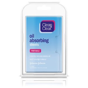 Clean & Clear Oil Absorbing Sheets, 50 Count