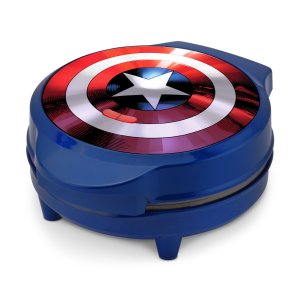 Marvel MVA-278 Captain America Shield Waffle Maker, Blue
