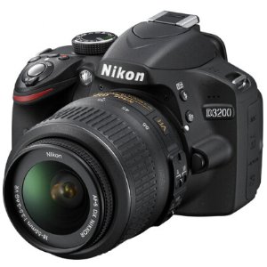 Nikon D3200 24.2 MP CMOS Digital SLR Camera with 18-55mm VR Lens (Refurbished)