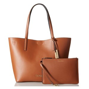 Calvin Klein Key Items Smooth Leather Tote
