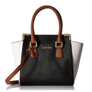 Calvin Klein On My Corner Saffiano Crossbody Handbag