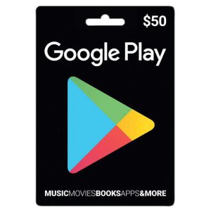 $50 Google Play 礼卡