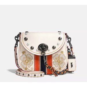 WESTERN embroidery turnlock saddle bag