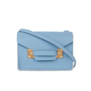Sophie Hulme  SSENSE Exclusive Blue Nano Milner Envelope Bag