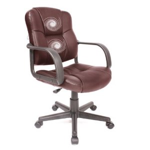 Relaxzen 皮质按摩办公椅 （椅背中部带2个按摩器）2色可选