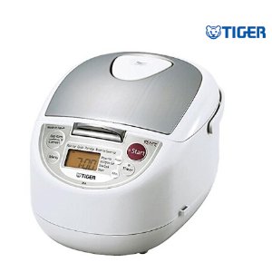 虎牌Tiger 10杯 微电脑保温电饭煲带蒸笼