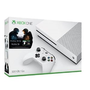 Xbox One S 500GB  Console + Halo Collection Bundle