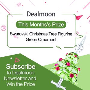 Win the Swarovski Christmas Tree Figurine Green Ornament