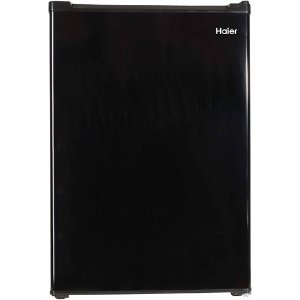 时尚黑色 海尔Haier 2.7 Cu. Ft. 私人小冰箱