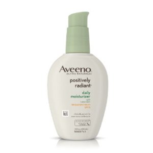 Aveeno Positively Radiant Daily Moisturizer with Broad Spectrum SPF 15, 4 Oz