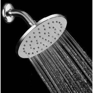 Hydroluxe® New 6" High Pressure Super-Drenching Rainfall Shower Head with Hydro