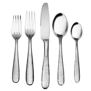 Bruntmor Premium PLIX Silverware Royal Cutlery Set, 45 Piece